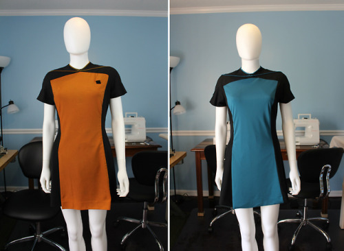 Free TNG skant pattern! (Original on right, replica on left.) 