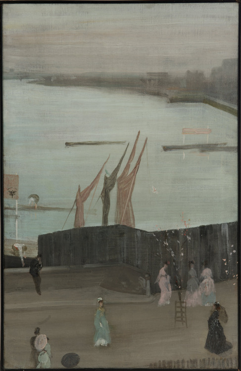 ″Variations in Pink and Grey- Chelsea” by James McNeill Whistler, 1871