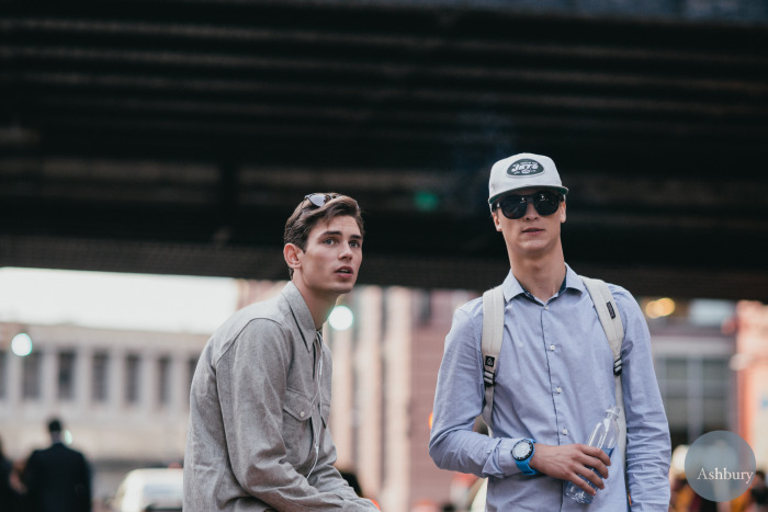 damplaundry:  Arthur Gosse and Louis Steyaert In New York, from Lord Ashbury