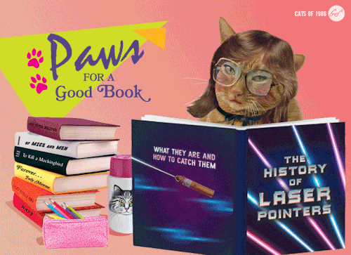 chroniclebooks:  There’s the ‘80s, and then there’s the ‘80s with cats. You 
