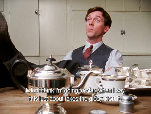 fortesque:Bertie Wooster tells it like it is.