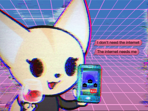 aestheticanonaol: SHE IS THE INTERNET 