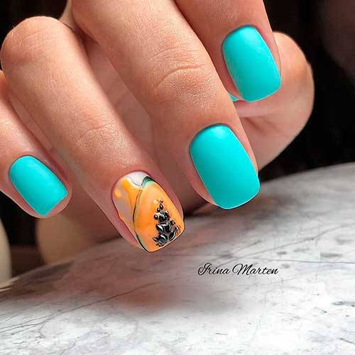 40 Great Nail Art Ideas, Aqua/Turquoise: Paint Box Polish Blue Above the  Bay + Gradient Stamping Nail Art! - Adventures In Acetone