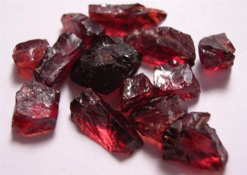 themagicfarawayttree:  raw red garnet 