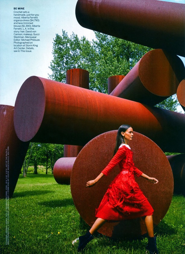 global-fashions:  Liya Kebede &amp; Michael B. Jordan - Vogue US August 2015