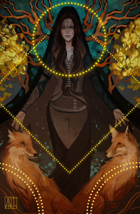 Another tarot Commission for @scharoux​I really enjoy drawing such illustrations^^https://www.instag