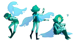 artifiziell:Felt like doodling the Lapidot fusion I made forever ago, I decided to name her Turquoise.I’ll probably hate these tomorrow. That always happens when I draw while I’m sick but w/e