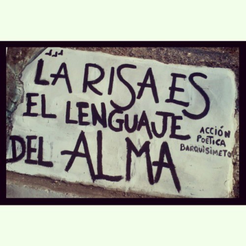 taninvisiblecomoelaire:  #venezuela #barquisimeto #igersvenezuela #accionpoetica #calle #graffiti #arteurbano