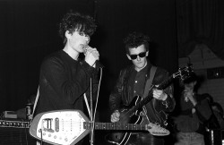 shoe-gayz:  Opinions vary as to whether you could call the Jesus and Mary Chain’s show at the North London Poly a riot. For some, the sight of an audience storming the stage and smashing up the band’s equipment after a typically short, chaotic set