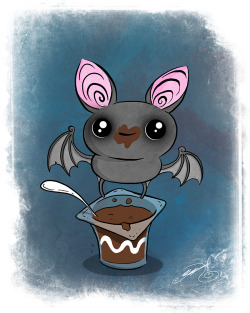 bunnybennett:  Pudding Bat by Bunny Bennett.Art