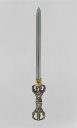 met-armsarmor: Blade and Mounting for a Double-Edged Dagger (Ken), blade, late 12th–early 13th centu