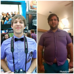 bellygrowingfatty:Same shirt 120lb difference
