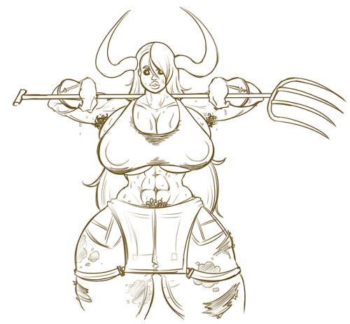 This hard-working oni farmer (not to be mistaken for a ushimimi farmer) doesn’t exactly take k