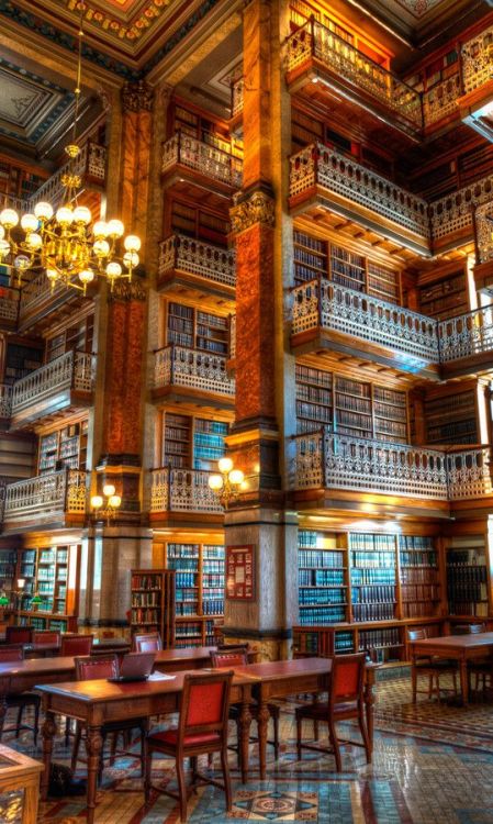 1r3l4nd13: steampunktendencies: Law Library IowaPhoto Abi Page Heaven!