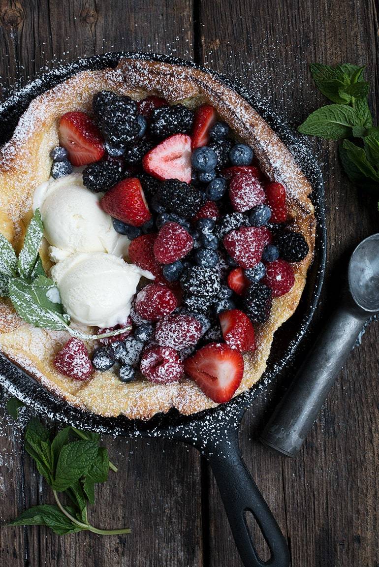 sweetoothgirl:  Summer Fresh Fruit Dutch Baby