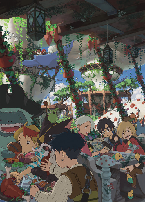 mikkapi:My piece for the @yoifantasyzine ~ Totally inspired by Ghibli’s wonderful style! I wish I 