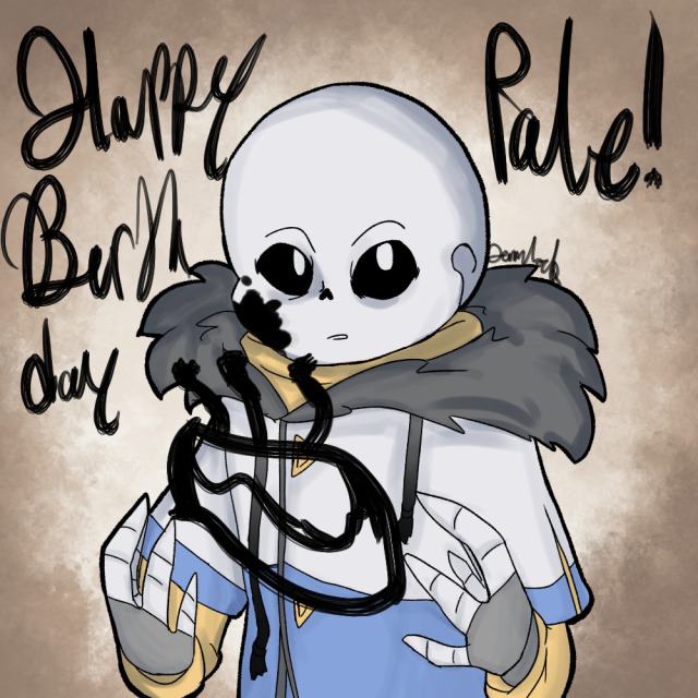 Happy birthday Pale :D!! Pale by @unu-nunu-art #i love template and pale so much but i barely draw them  #but its his birthday today so i had to drwa him!! #pale sans #Swap!ink  #p!ink  #Pale!ink #pale#hemlock art