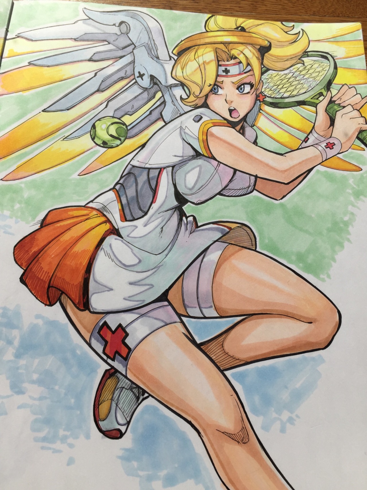 reiquintero:  Tennis Player Mercy!!! I thought this was a cute idea :)  This is my