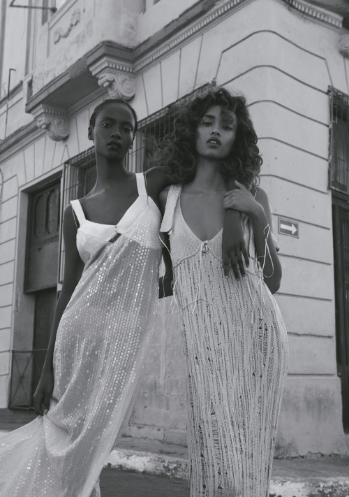 midnight-charm:Anais Mali & Riley Montana photographed by Hans Neumann for Vogue Ukraine July 20