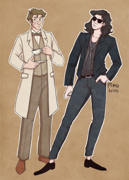 rushedwords: maria-tries: Good Omens au  It’s ineffable