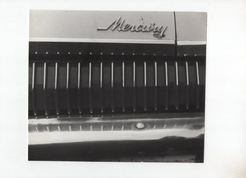 Americana Automobilia Vintage Photograph Featuring A Mercury Grill