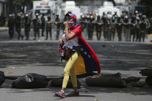 nbcnightlynews: Hundreds of thousands of Venezuelans took to the streets to protest for and against 