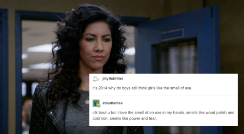 phil-the-stone:  Brooklyn Nine-Nine + tumblr textposts, THE CONTINUING SAGA 