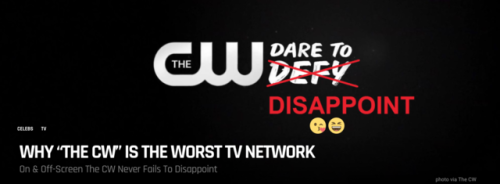 commanderlexaofthegrounders: Why The CW is the Worst TV Network (via Affinity Magazine)  Oct 2n