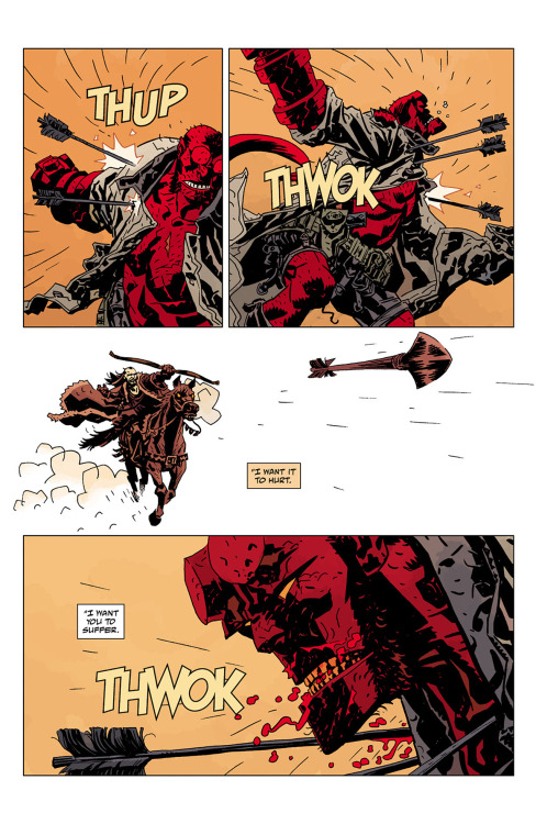 hellboyfansinhell:“I want you to suffer.”Hellboy: Darkness CallsStory by Mike MignolaArt