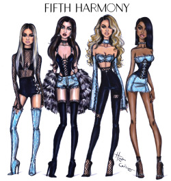 haydenwilliamsillustrations:  Fifth Harmony by Hayden Williams