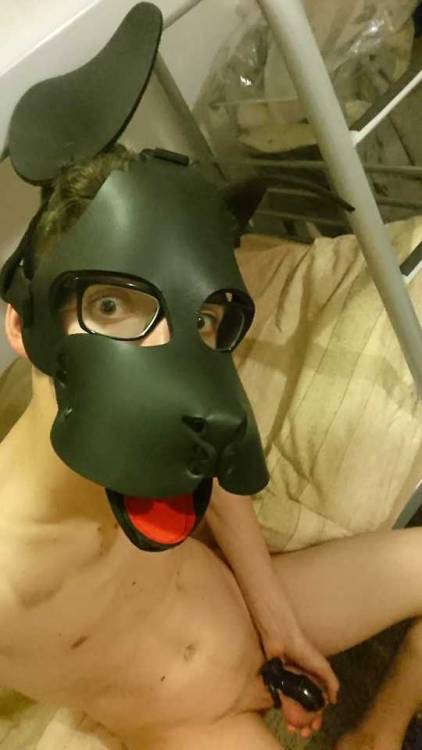 pupwiwion: Puppy on holiday and in chastity^^ Day 2 -cum Day 3