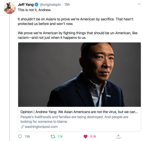 Two of my favorite responses to Andrew Yang’s horrible bootlicking op-ed. One of them is gracious an