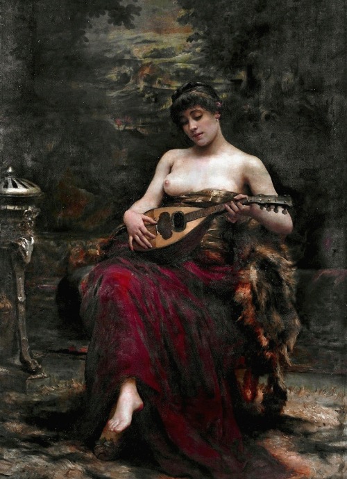 Mandolinata (1887) - Georges Moreau de Tours