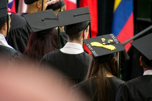 Graduation caps, UW-Parkside Class of 2017