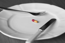 npr:  Scientists are researching a pill they say could act like an “imaginary meal,” tricking the digestive system into burning fat even without any food. The  compound being researched is called fexaramine. It is a receptor for bioacids, or the