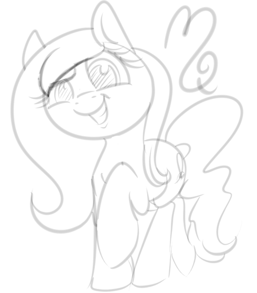   I sketched a Melody today. Woo~