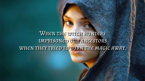 Sansa Stark Appreciation MonthDay 16 - Magic