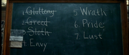 euo:   ”What I’ve done is going to be puzzled over and studied and followed forever.” Se7en (1995) dir. David Fincher