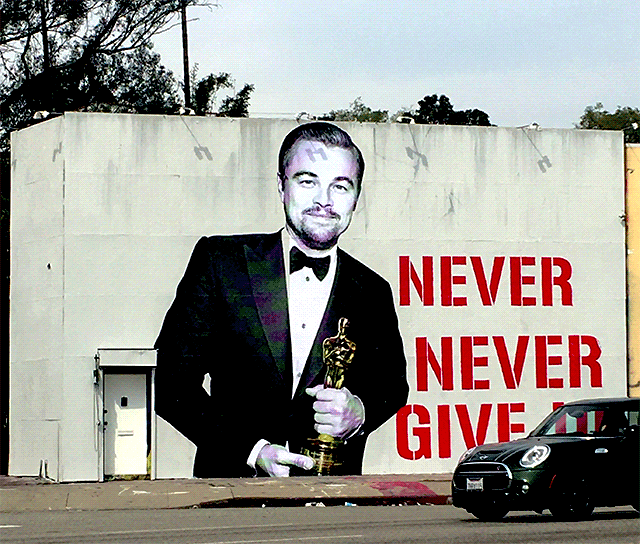 mtv:
“ if leo can make it through 22 oscars, you can make it through today.
”