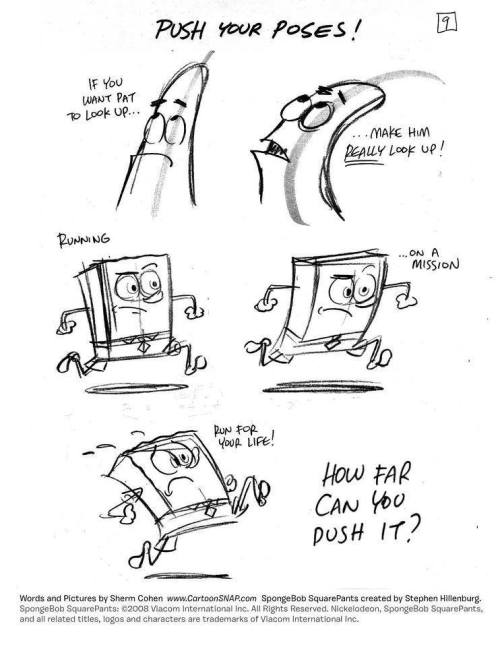 leapinghart:Wisdom from Sherm Cohen by way of Character Design References! 