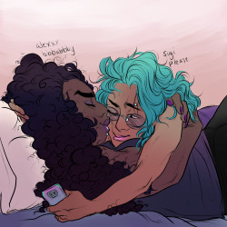 narootos:  sugilite and alexandrite are girlfriends in my human au because………because 