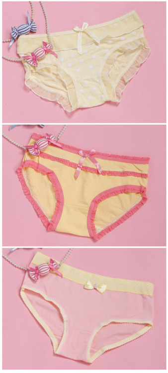 shay-gnar: nymphetfashion: Cute Girl Candy baby series underwear omg these are too cute Panties don&