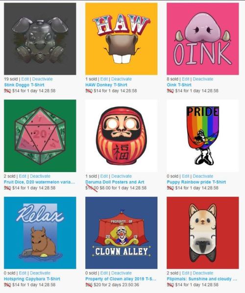 My teepublic is store is on sale right now! www.teepublic.com/user/pawgyle