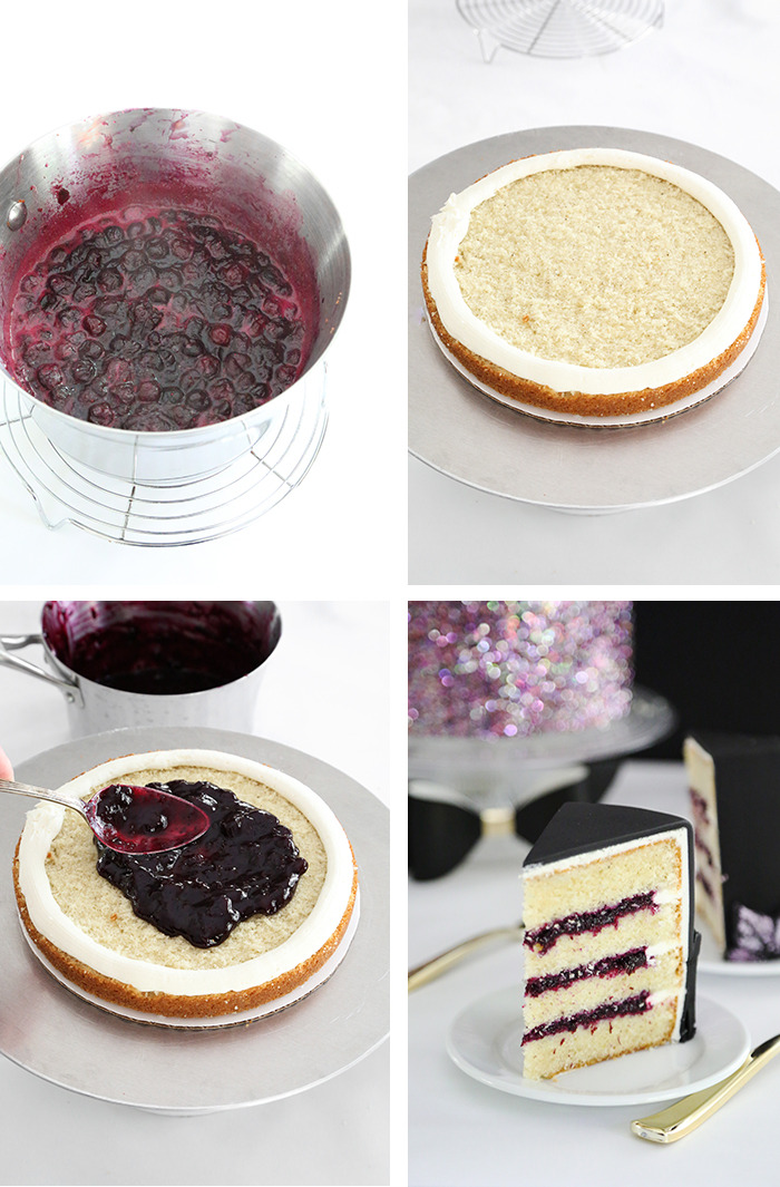 sweetoothgirl:  FRENCH VANILLA GLITTERATI CAKE  