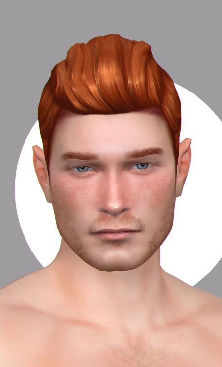 * 2012 V1 - base game compatible male hairstyle, all LOD’s, all maps, 30 EA swatches+extras, from te