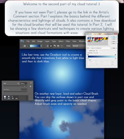 yuumei-art: The second part of the cloud tutorial is done :D You can view the full version on my dA.
