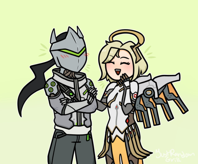 Overwatch Mercy Genji