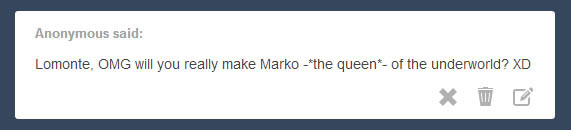 lomonte:  the answer is yes. yes I will. 