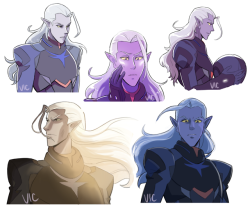 incaseyouart: I was NOT PREPARED for S05 Lotor oh man All those years of drawing Inuyasha and Sesshoumaru prepared me to draw his long flowing silver hair XD  