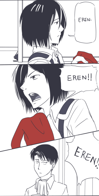 persnickety-doodles:  I always wonder what happens every time Mikasa gets her scarf cleaned. 